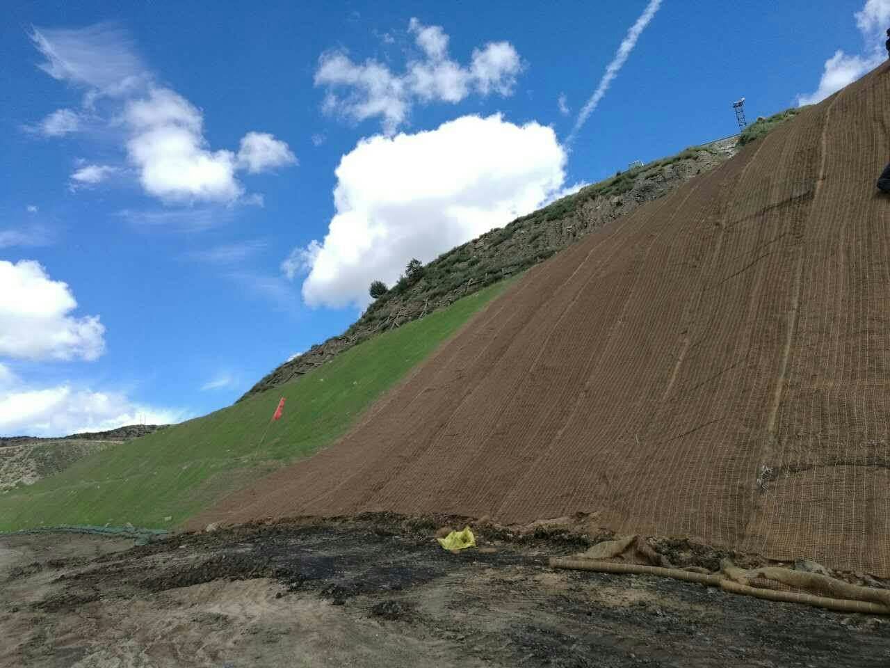 Maintenance of slope greening
