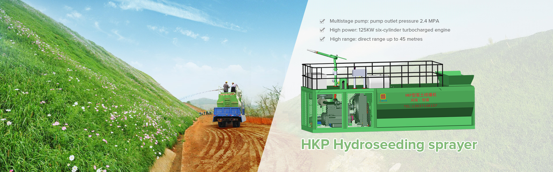 HKP Hydroseeding sprayer