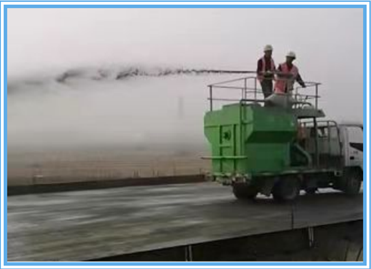 Advantages of cement sprayer in highway construction