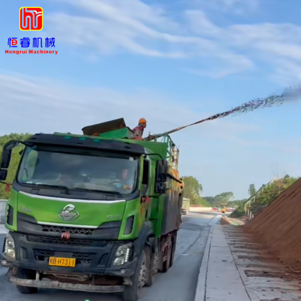 How to Optimize the Construction Process for Large-Scale Slope Greening Projects? An Application Analysis of the Hengrui 480 Hydraulic Seeder