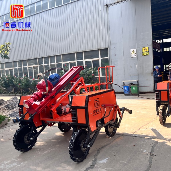 How To Improve Slope Construction Efficiency? Hengrui Multi-functional Climbing Drill Rig Assists in Multi-scenario Drilling