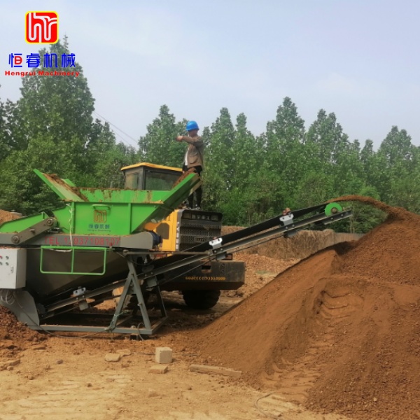 Full-Condition Wet Soil Screening Machine by Hengrui – Ideal for Spray Seeding Construction