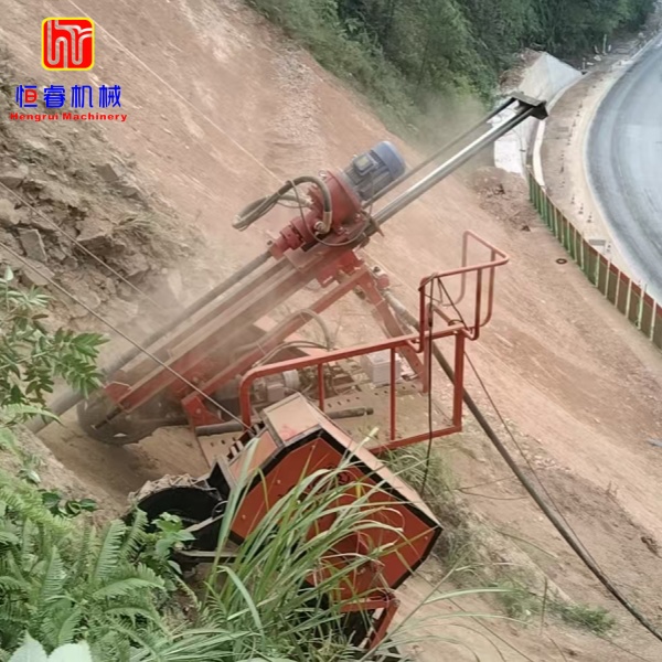 Hengrui Multi-Function Climbing Drilling Rig – A New Choice for Slope Construction with One Machine for Multiple Scenarios