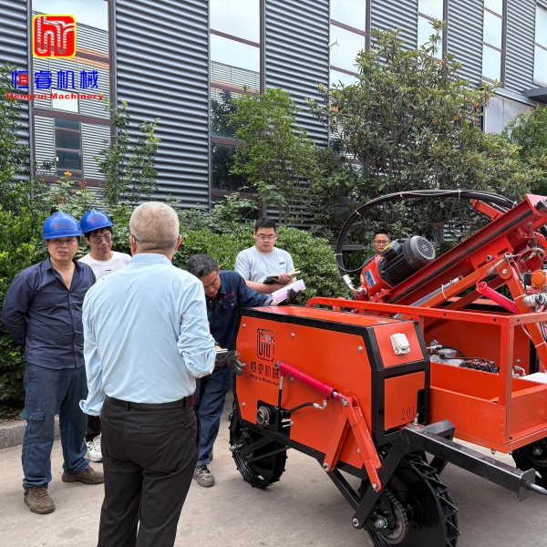 Hongrui Remote-Controlled Slope Drilling Rig – Supporting Mine Ecological Restoration and Slope Stabilization