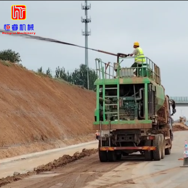 Hengrui Shotcrete Seeder—High-Efficiency Specialized Equipment for Large-Scale Ecological Greening Projects