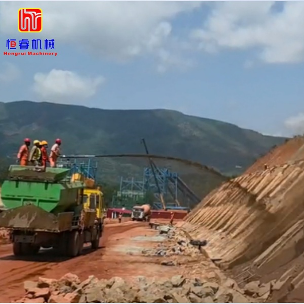 Hengrui 535 Dual-Power Topsoil Sprayer – For Slope Stabilization, Mine Reclamation & Desertification Control
