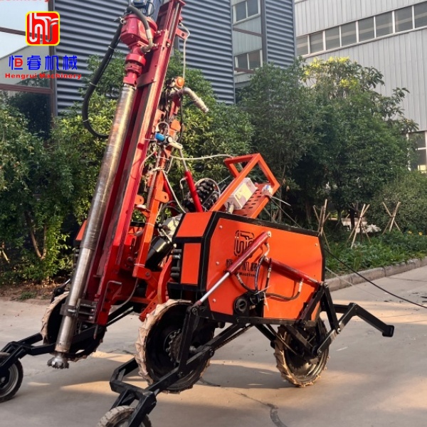 Hengrui Remote-Controlled Climbing Drilling Rig Multi-Functional Slope Operation Platform for Slope Greening