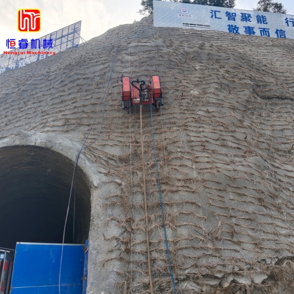 Complex Slope Construction Challenging? Hengrui Multifunctional Remote-Controlled Slope-Climbing Drill Makes Drilling Easier